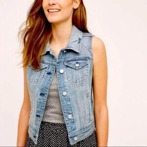 Gap Kids Blue Denim Jean Jacket size XL (12)‎